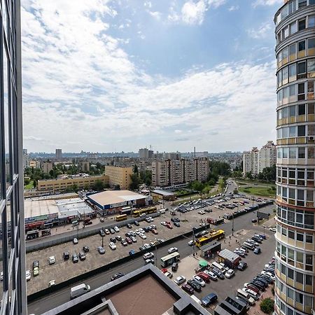Fashionable Apartments. Smartplaza Metro Minskaya. Obolon Kiew Exterior foto