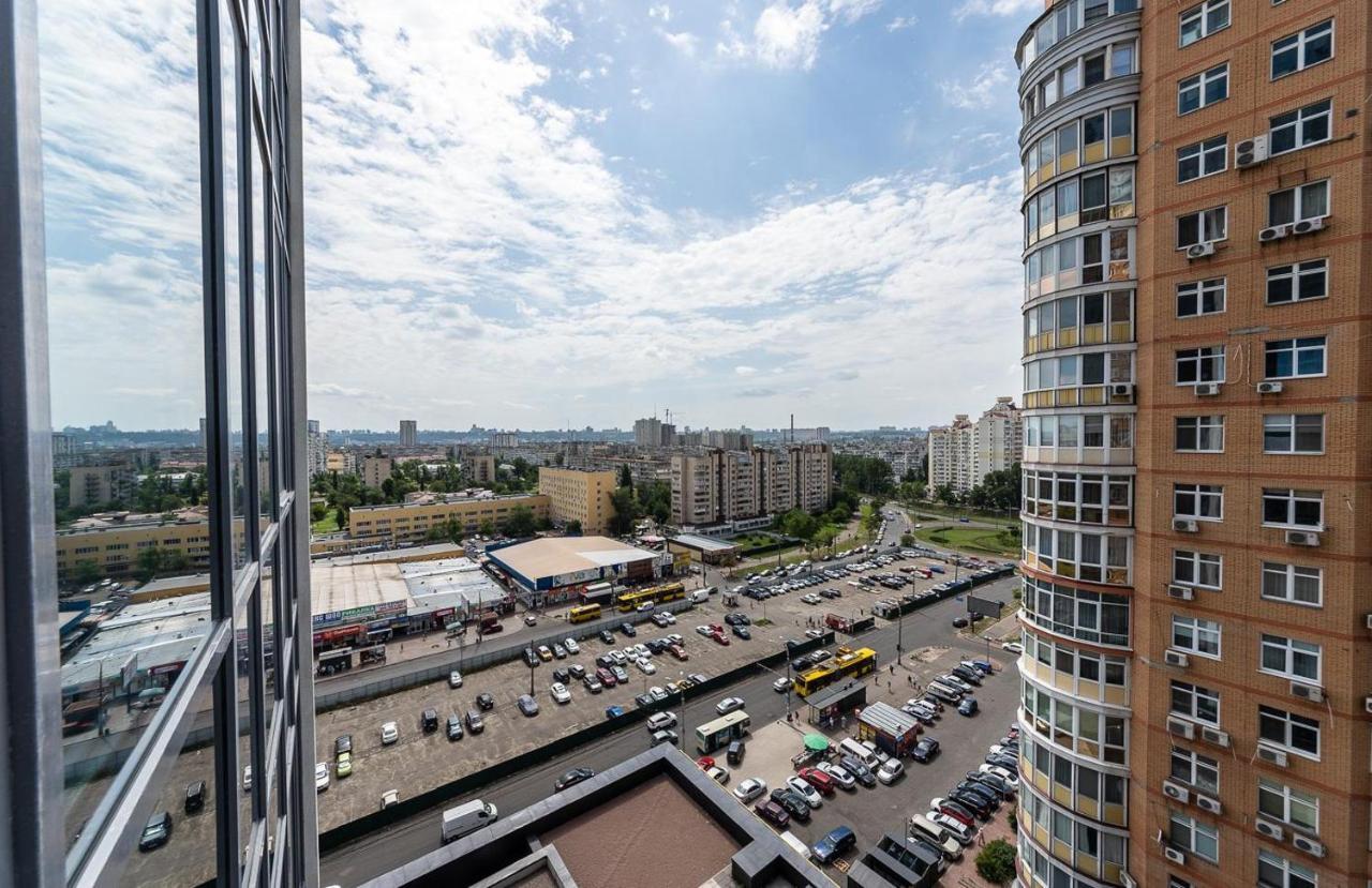 Fashionable Apartments. Smartplaza Metro Minskaya. Obolon Kiew Exterior foto